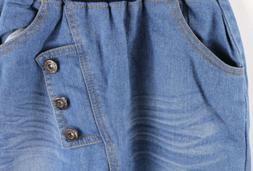 Одна часть детей джинсы мальчиков джинсовые брюки 2016 весна корейских шаровары