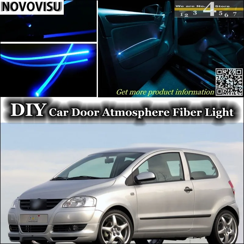 Novovisu для Volkswagen VW Fox/Lupo подкладке окружающий свет атмосферу волоконно оптическая
