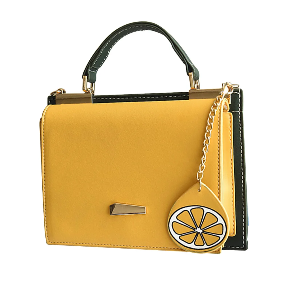 Женская сумка на плечо из искусственной кожи однотонная двусторонняя со съемным