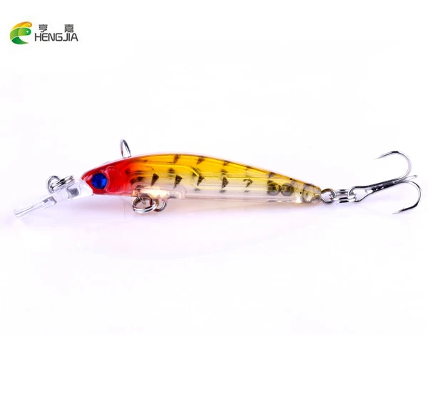 

HENGJIA 8PCS 0.6-1.8m Diving Minnow Fishing Lures 4g 70mm Artificial Bait Carp Fishing Lure Set with #8 Hooks Pesca hard bait