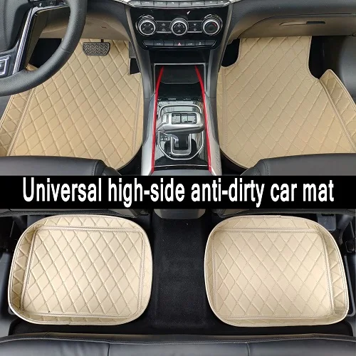 beige Автомобильные коврики под заказ для Nissan Note LIVINA Rouge X-trail Altima Qashgai Sentra муранские напольные вкладыши - Название цвета: beige