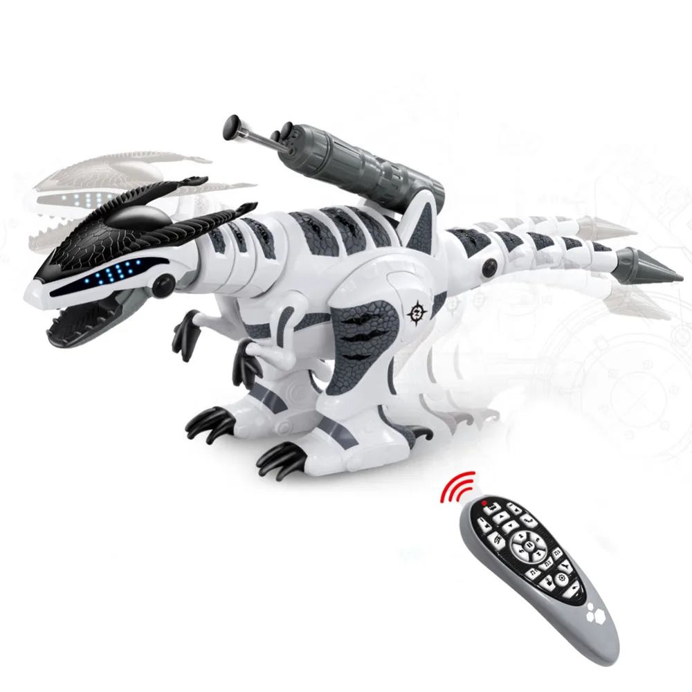 Бродячий робот-динозавр Jurassic World Brinquedos RC Electric Dinosaur Dance Song Combat Remote Control Robot Pets.