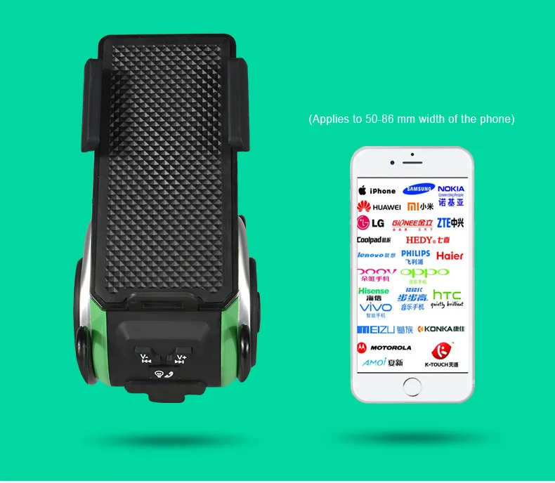ROCKBROS Bluetooth аудио mp3-плеер динамик 4400 мАч power Bank колокольчик велосипед свет водонепроницаемый 5 в 1 велосипедный компьютер держатель телефона