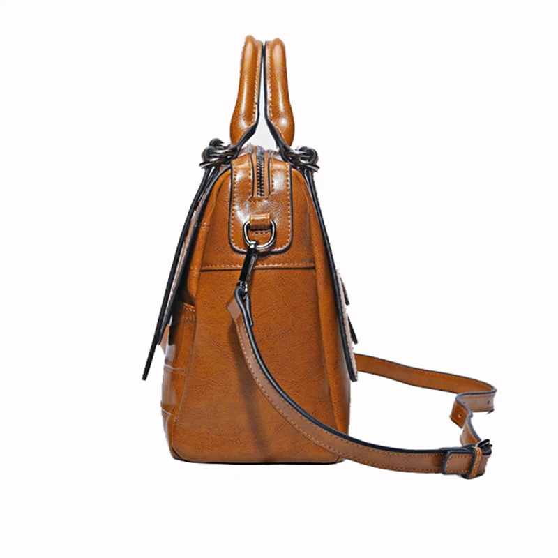 Женская сумка-тоут из воловьей кожи с крокодиловым узором | Багаж и сумки