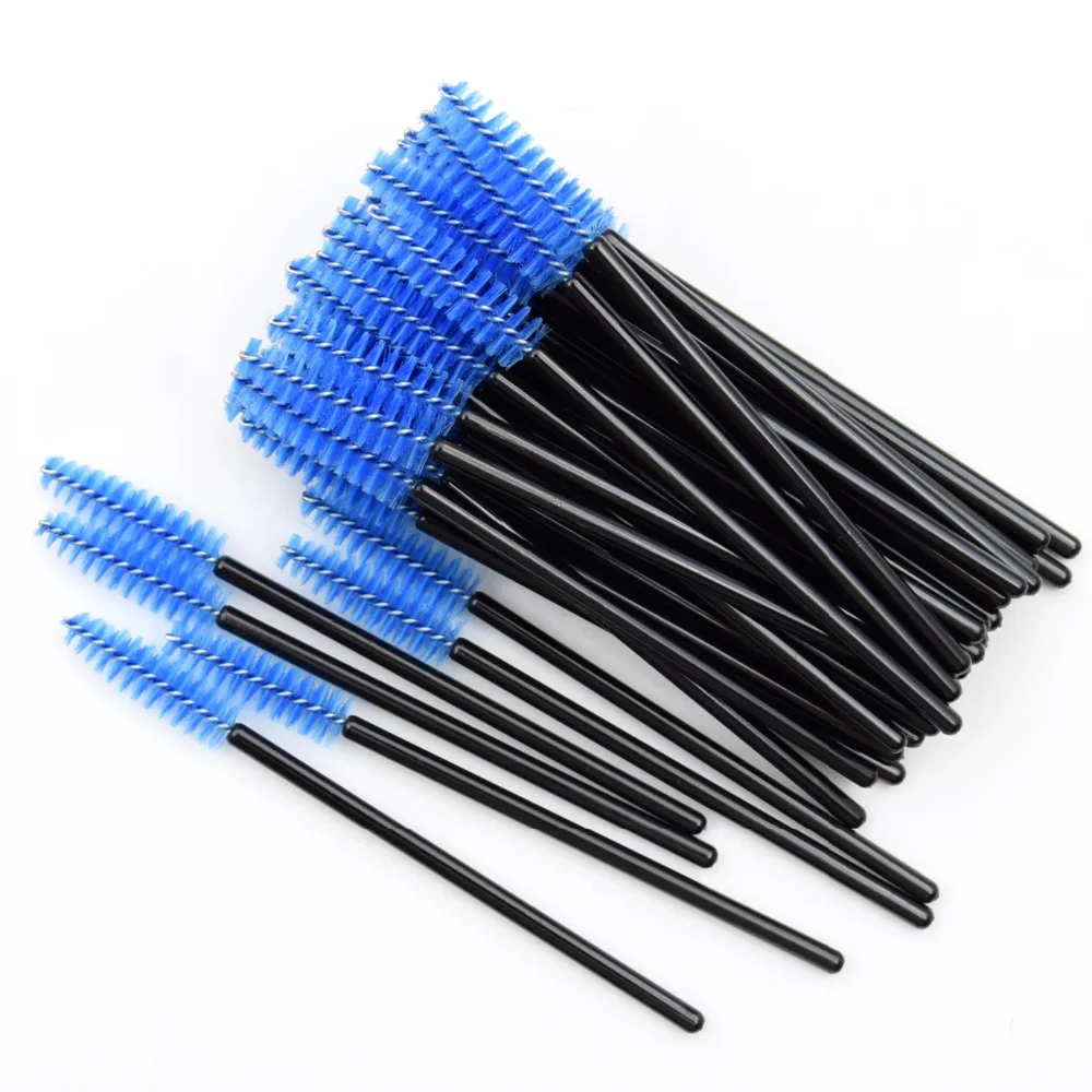 50pcs Eyelashes Brushes Makeup Brushes Eyelash Extension Disposable Mascara Wands Applicator Eye Lashes Cosmetic Brush Makeup