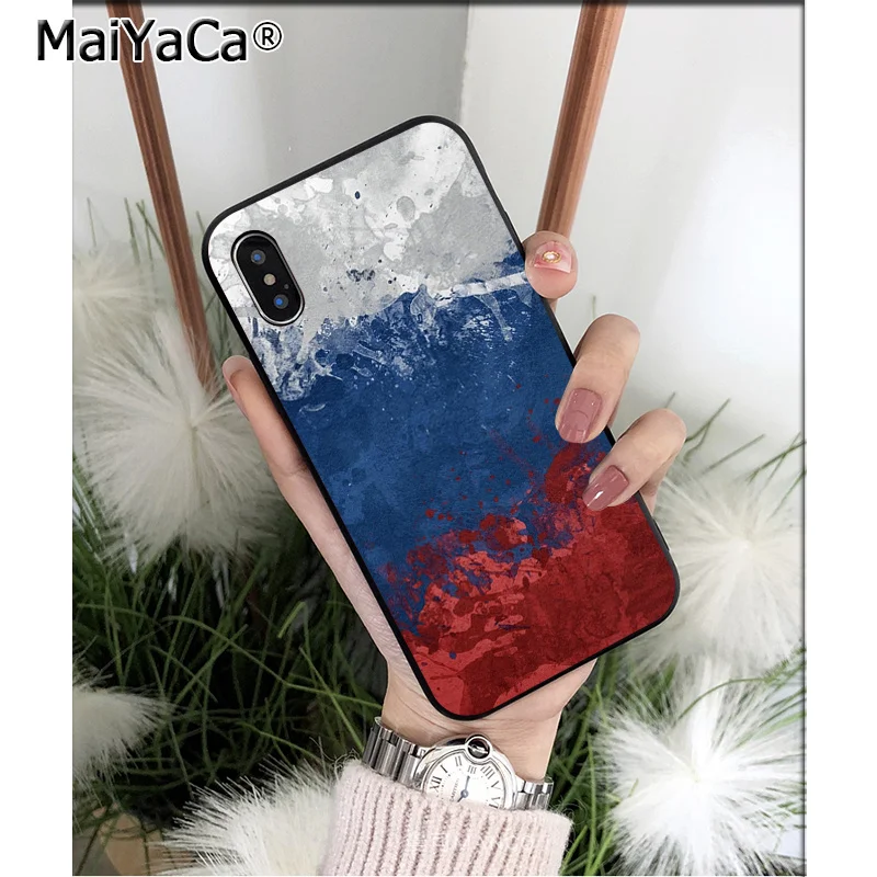 Мягкий силиконовый чехол для телефона MaiYaCa Armenia Albania с флагом России из ТПУ iPhone 5 5Sx