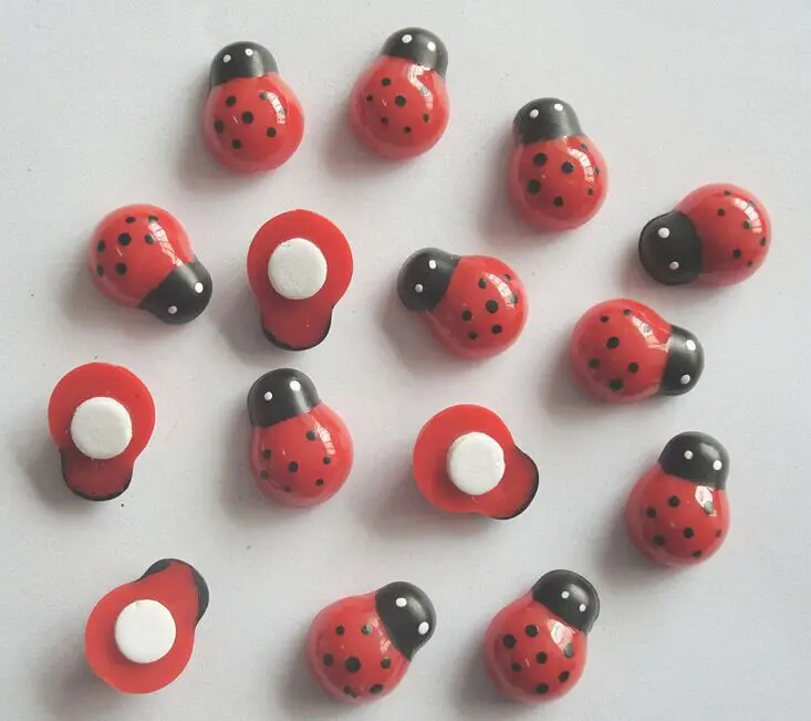 50PCS Bonsai/terraium home decoration resin crafts fairy garden gnome flower pot small beetle ladybug lovely gifts |