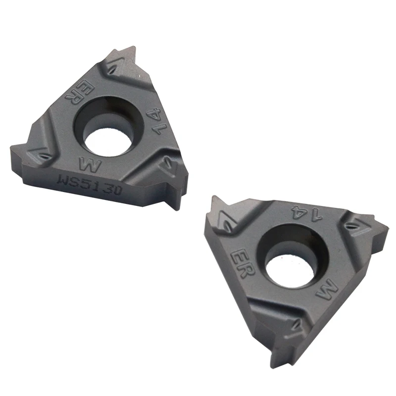 WS5125 16ER 14 Вт 20 шт CNC карбидная резьба из нержавеющей стали лезвие для ножей