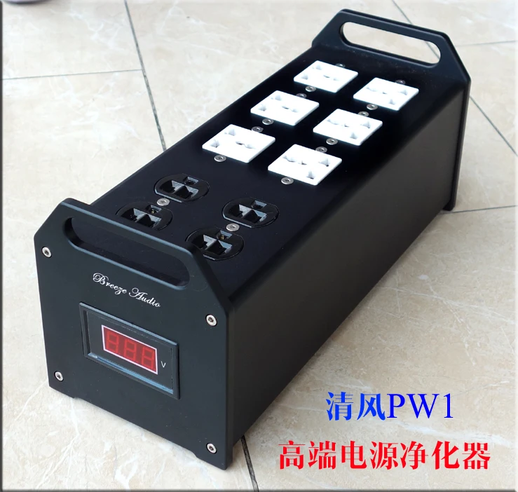 Мощный фильтр PW1 4000 Вт 20A улучшенный очиститель звука разъем переменного тока с