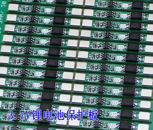 10 шт. защитная плата для литиевых батарей 1S 3 7 В 2 5a полимер BMS PCM PCB разрядка модуль