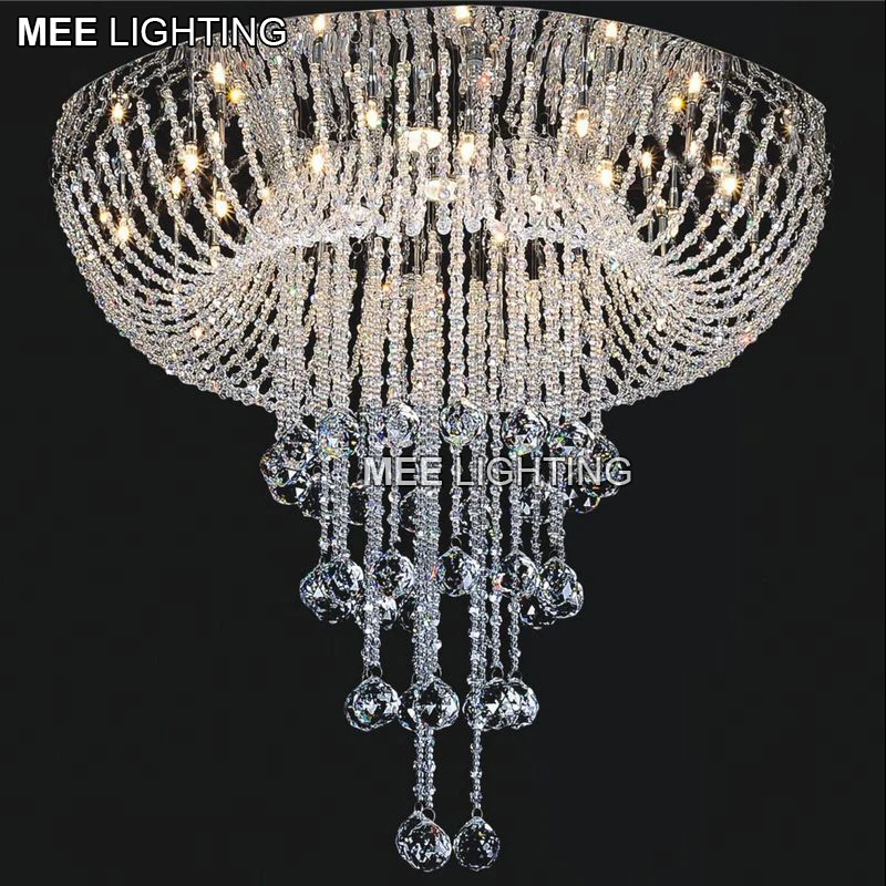 Хрустальная люстра современный светильник с прозрачным кристаллом роскошная