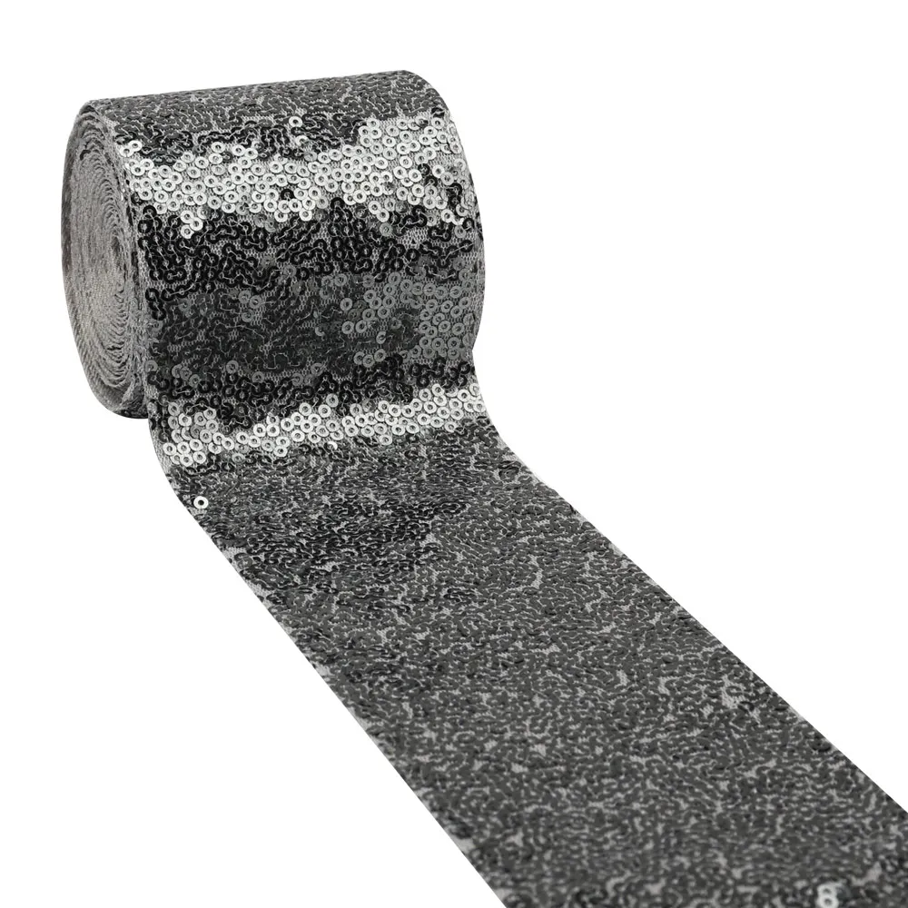 02 JOJO Луки 75 мм 2y блесток Лента для рукоделия Сделай Сам DIY бигуди для волос украшение с узором в виде лука швейная Материал ручная работа свадебные украшения - Цвет: 02