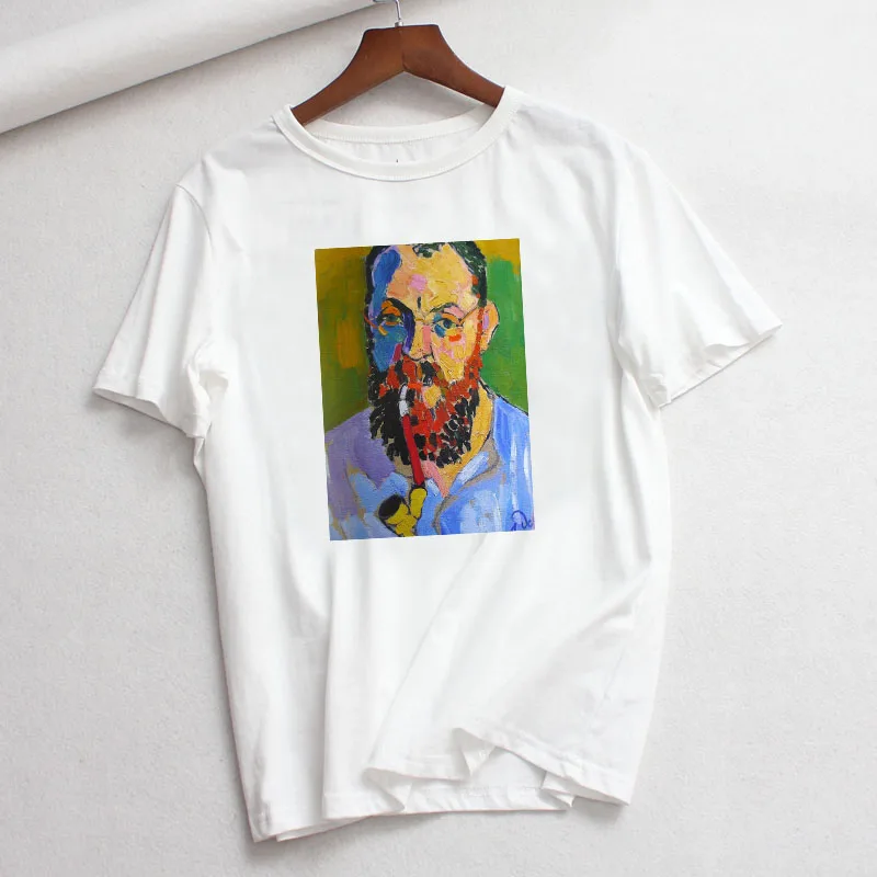 Matisse, летняя новинка, модная женская повседневная одежда, большой размер, винтажный принт с буквами, свободный короткий рукав, Harajuku Ulzzang, топы, Веселая Футболка