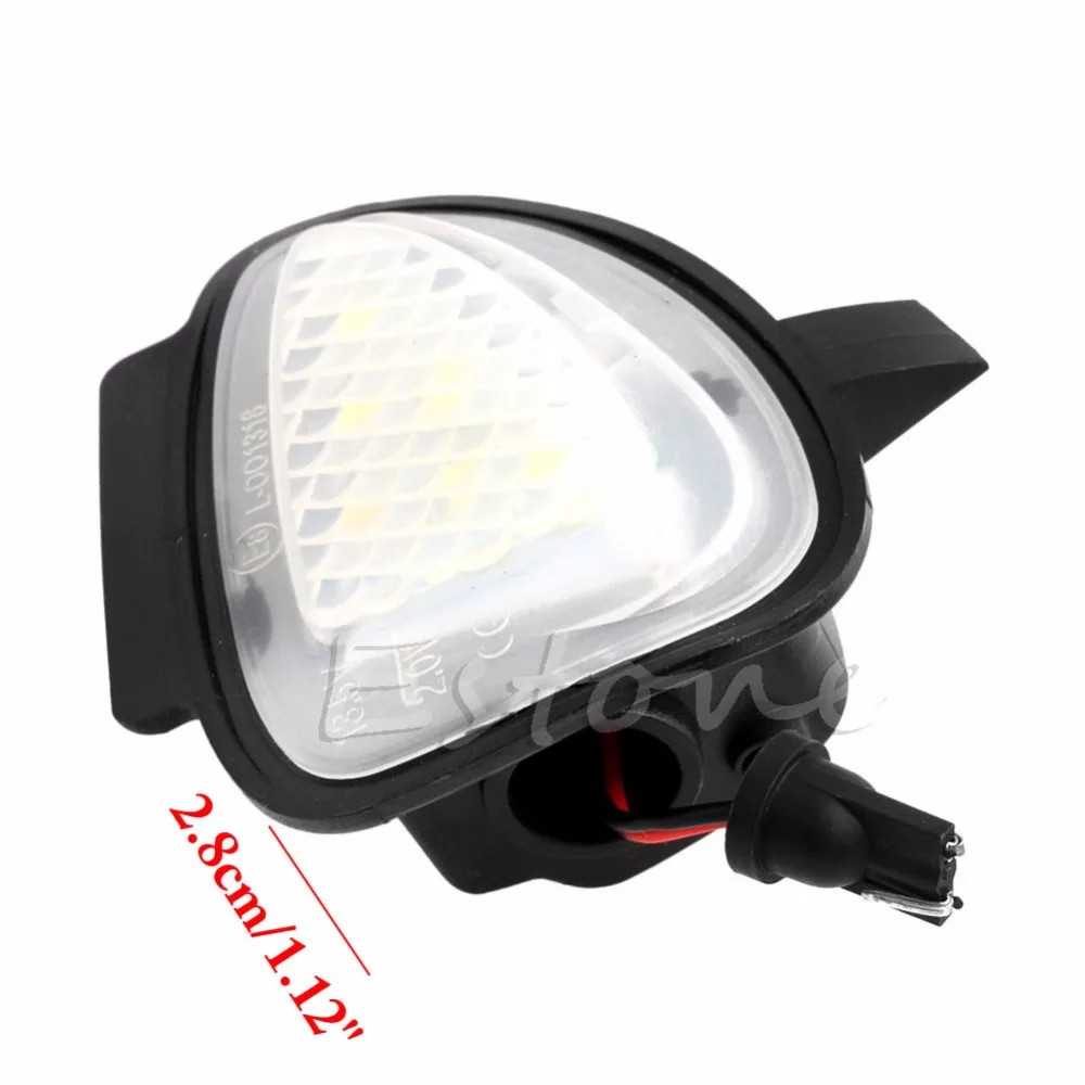 2X прямое подходящее белосветодиодный светодиодное нижнее боковое зеркало