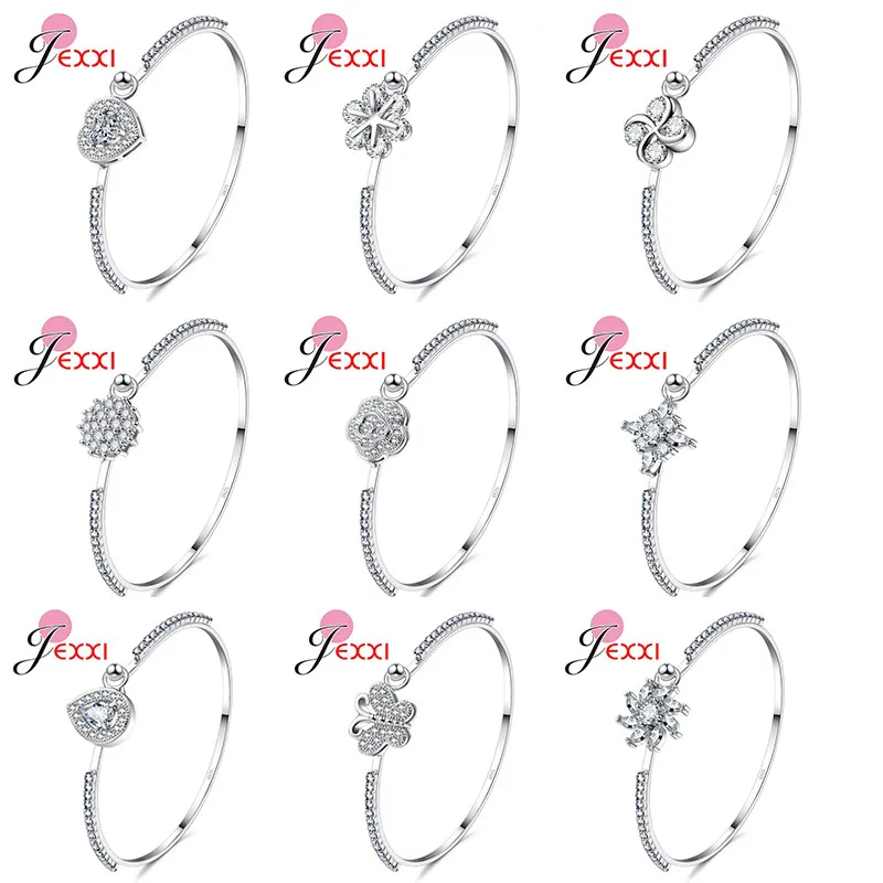 

Женский браслет из серебра 925 пробы, с различными элегантными формами