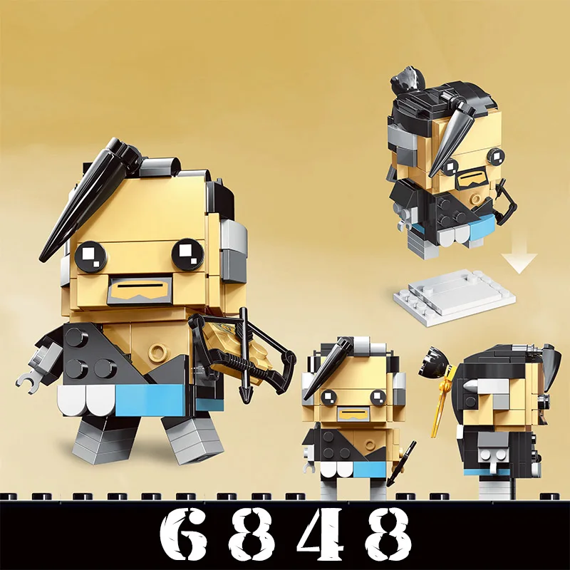 2019 Новое поступление 76 Genji Widowmaker D.Va Квадратная Головка Brickheadz строительные блоки