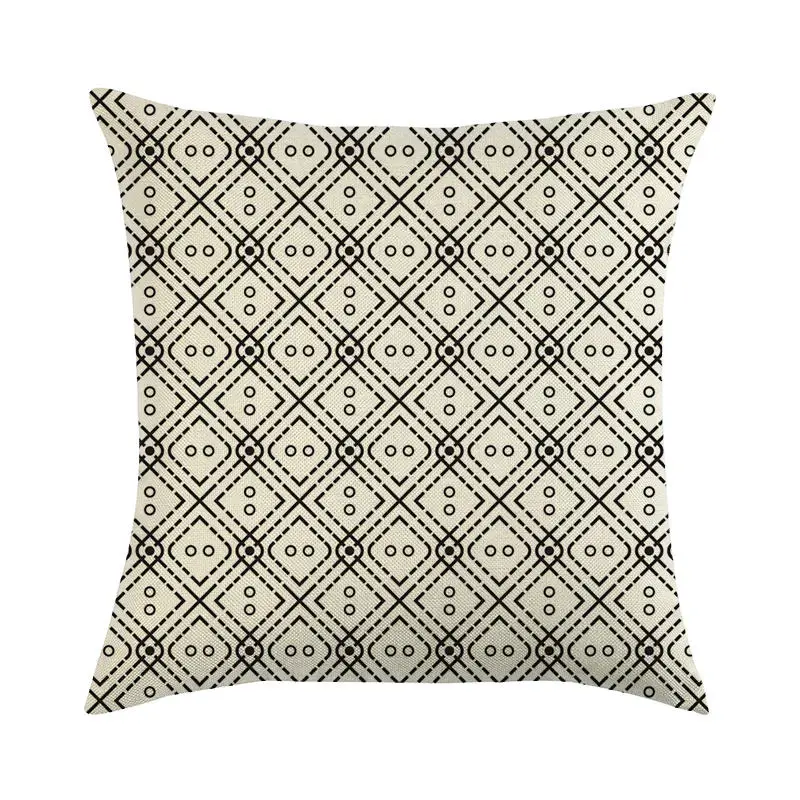 45 см * светильник черные линии геометрический дизайн льняные/Хлопковые наволочки