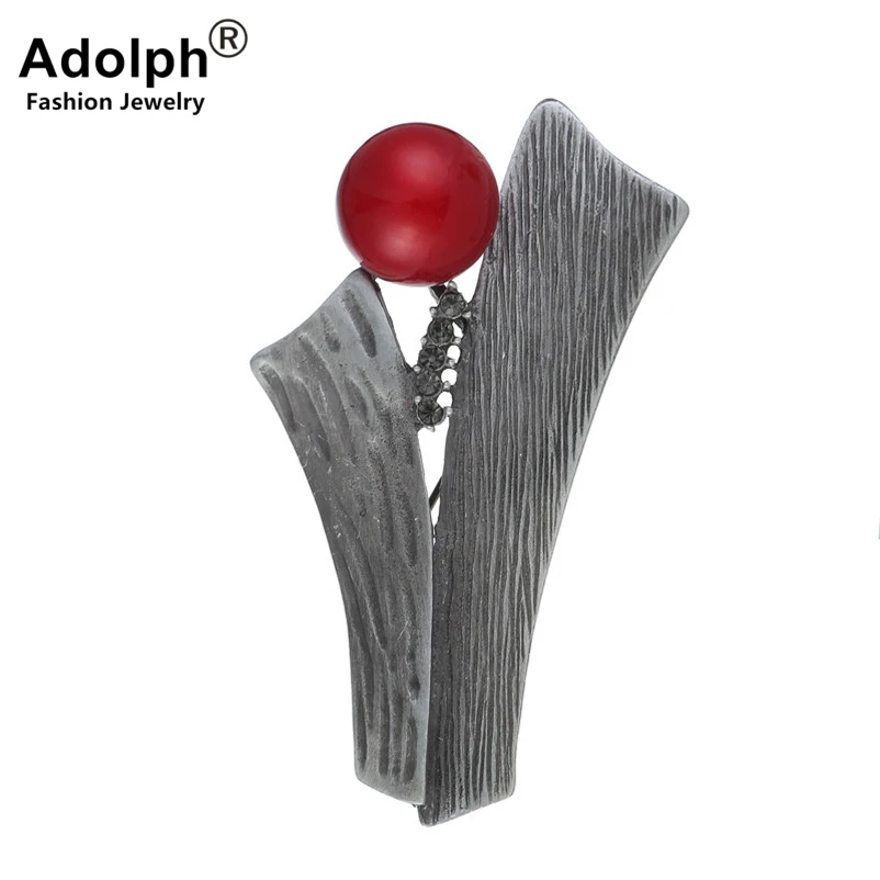 Адольф ювелирные изделия Винтажные бусины неправильной формы брошь для