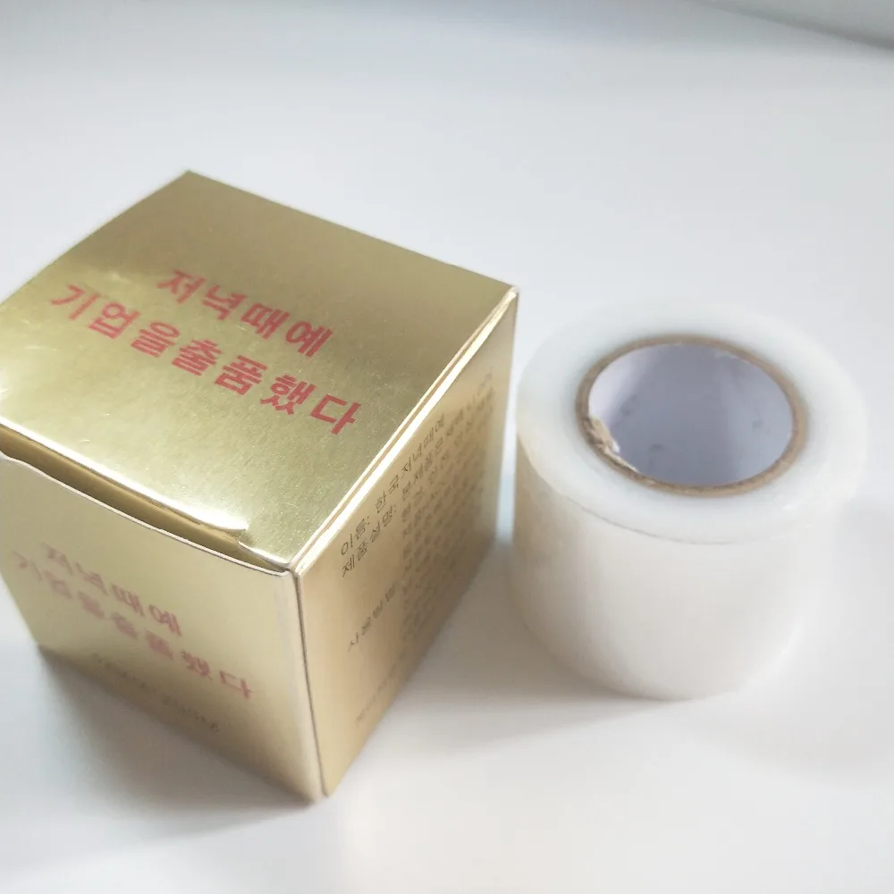 

1 Box 42mm*200m Microblading Plastic Wrap Preservative Film Permanent Makeup Eyebrow Cover With Packing Cartridge Cutter