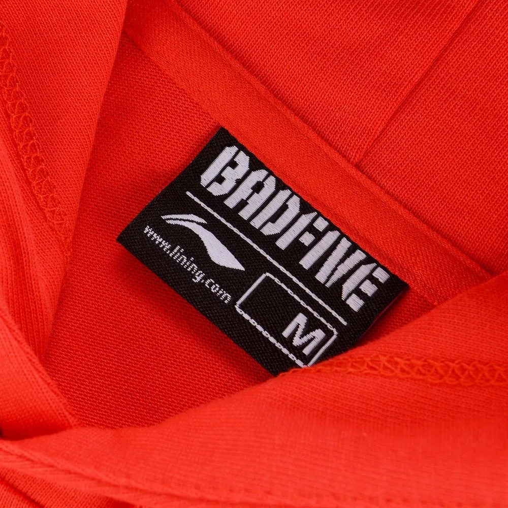 Li-Ning унисекс BAF FIVE баскетбольный свитер свободный крой 100% хлопок Удобная