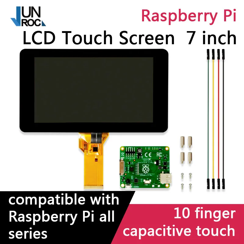 Raspberry Pi 7 дюймов сенсорный экран Экран Дисплей Поддержка для 10-сенсорной панелью Raspberry Pi 4 Pi 3 нулевой Экран