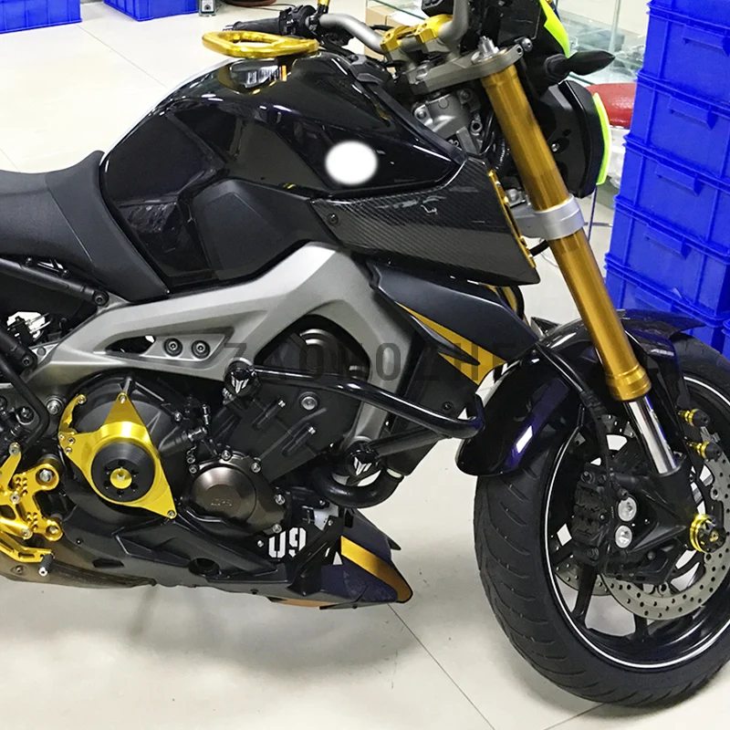 Для yamaha MT09 FZ09 MT-09 FZ-09 2013 МОТОЦИКЛ ABS lnjection обтекатель двигателя диверсии пластины