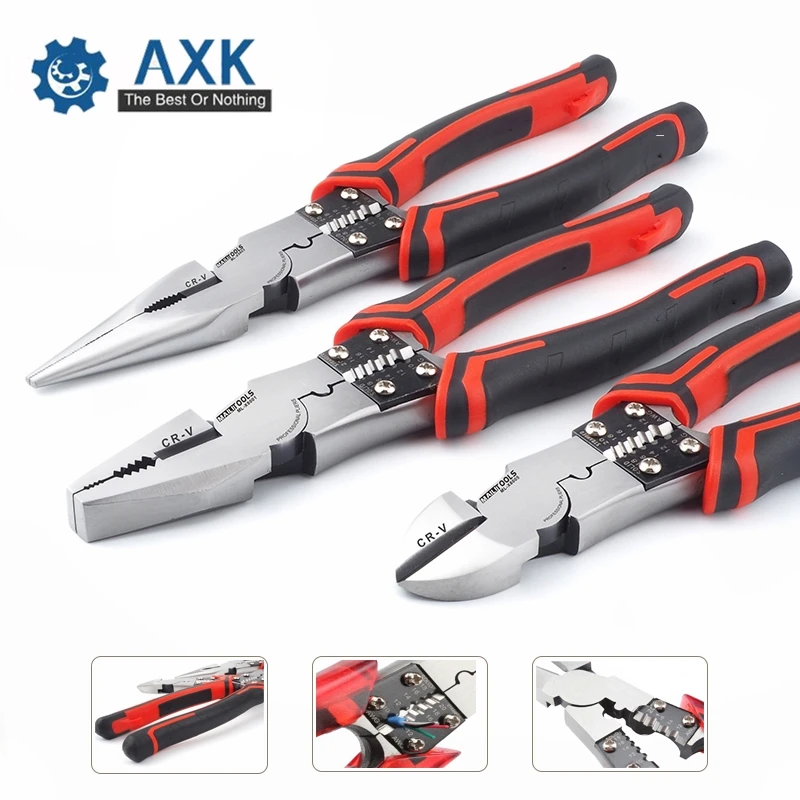 Профессиональные инструменты Набор плоскогубцев для зачистки щипцы проводов