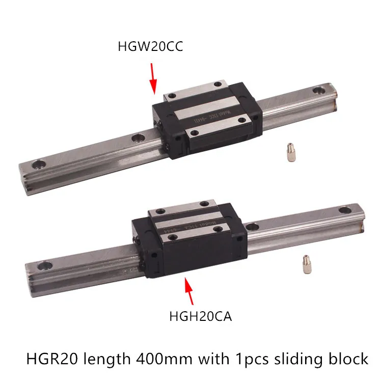 HGR20 линейная направляющая ширина 20 мм Длина 400 с HGH20CA или HGW20CC HGH20HA скользящая