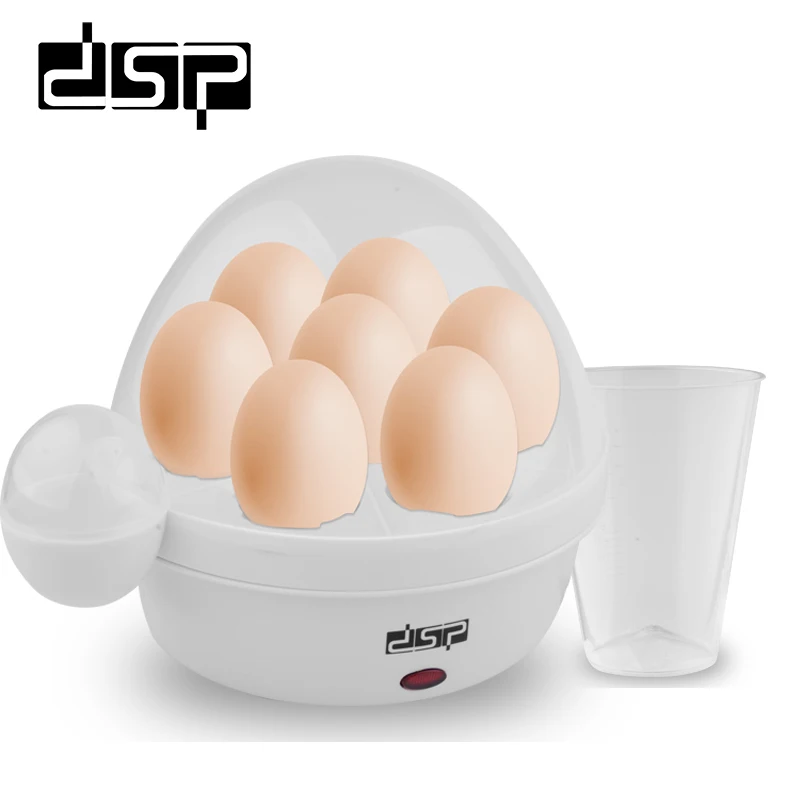 Белый DSP яичный бойлер Электрический яичный лоток кухонный инструмент 220-240 В 350 Вт Мини Яичный котел 7 яиц 220 В 350 Вт - Цвет: Белый