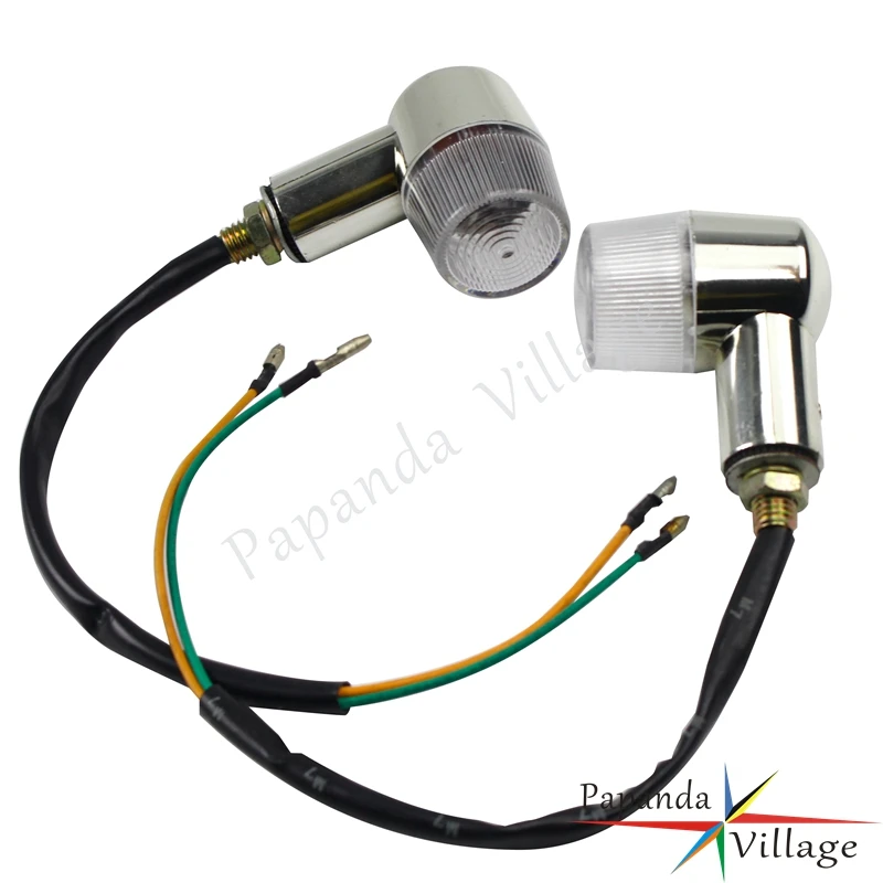 Хромированный прозрачный мотоциклетный 10 мм БОЛТ указатель поворота| |