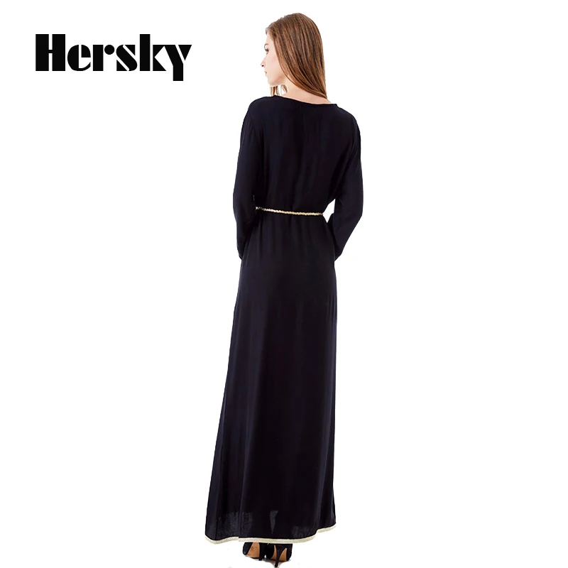 Мода Abayas последние Большие размеры турецкий мусульманский Для женщин со
