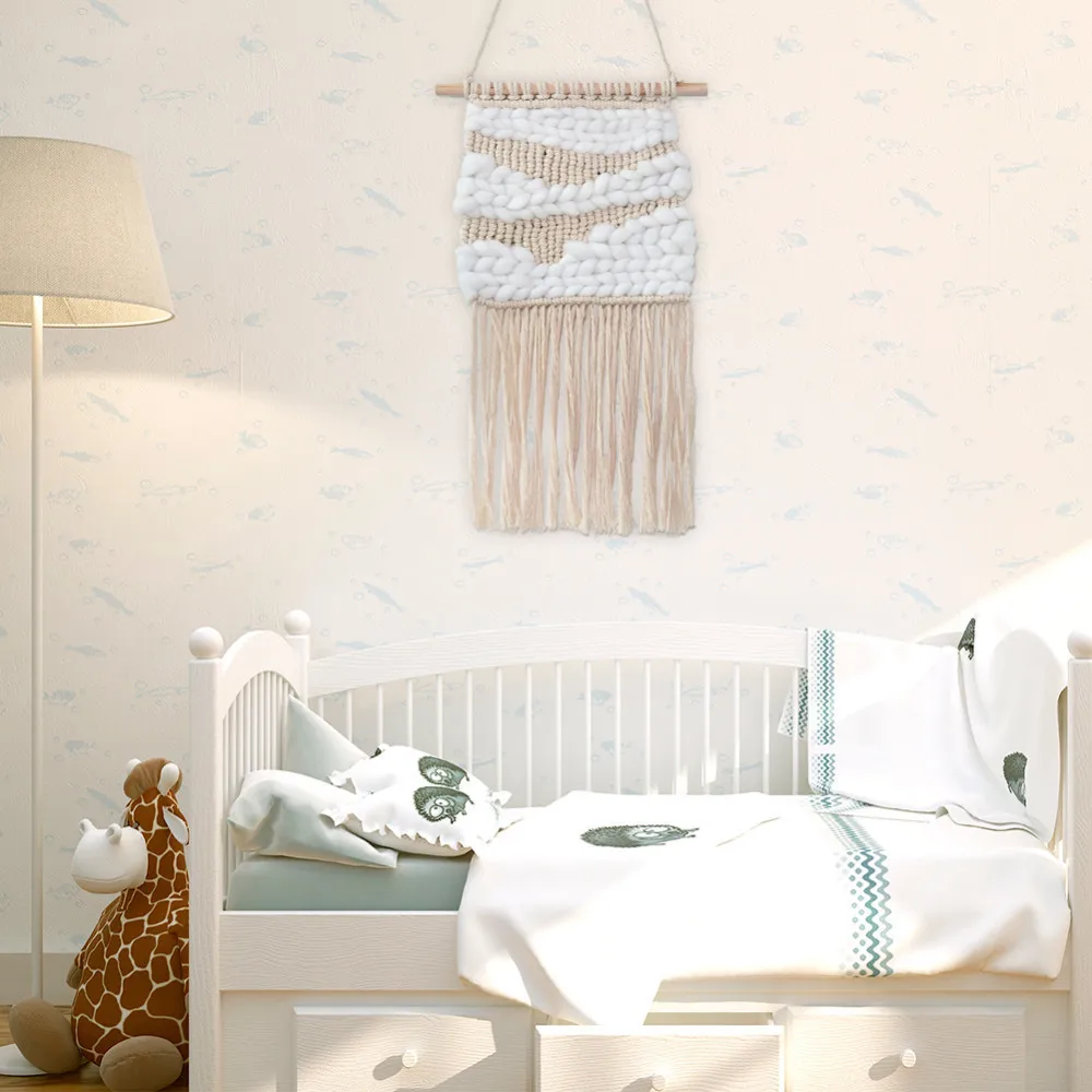 100% Подвески ручной работы из натуральной толстой хлопчатобумажной пряжи