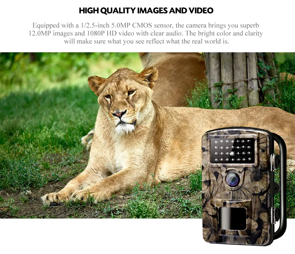 Outlife PH700A 12MP 1080P HD охотничьи камеры 940nm с ночным видением, светодиоды, водонепроницаемые инфракрасные камеры для слежения, камеры быстрого спуска