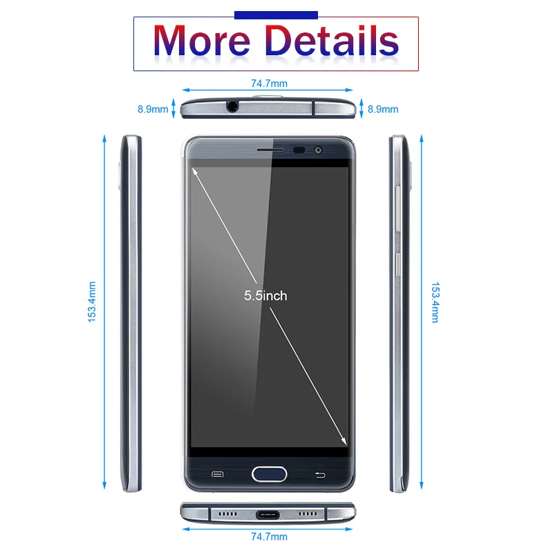 Cubot Cheetah 2 5.5 Inch FHD MT6753 Octa Core Smartphone 3GB RAM 32GB ROM Cell Phone Fingerprint Type C Android 6.0 Mobile | Мобильные