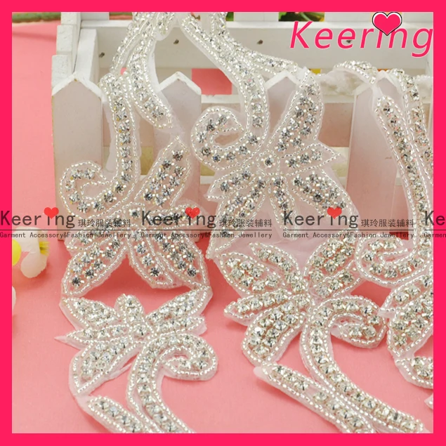 

Fashion Wholesale Free Shipping Rhinestone Patches WRA-303