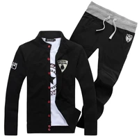 mens set casual suits sweatshirts long sleeved male clothing sweater and pants sportswear for man tracksuit spring autumn