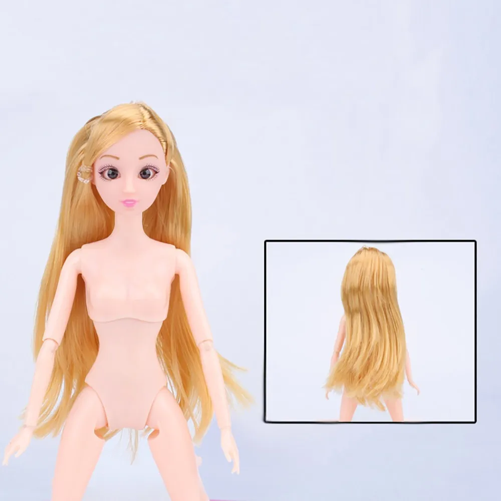 Кукла с головой, 12 шарниров, движущиеся голые тела, DIY игрушки, аксессуары, подарок для девочки, обучающая игрушка, детские игрушки и игры, дети 37
