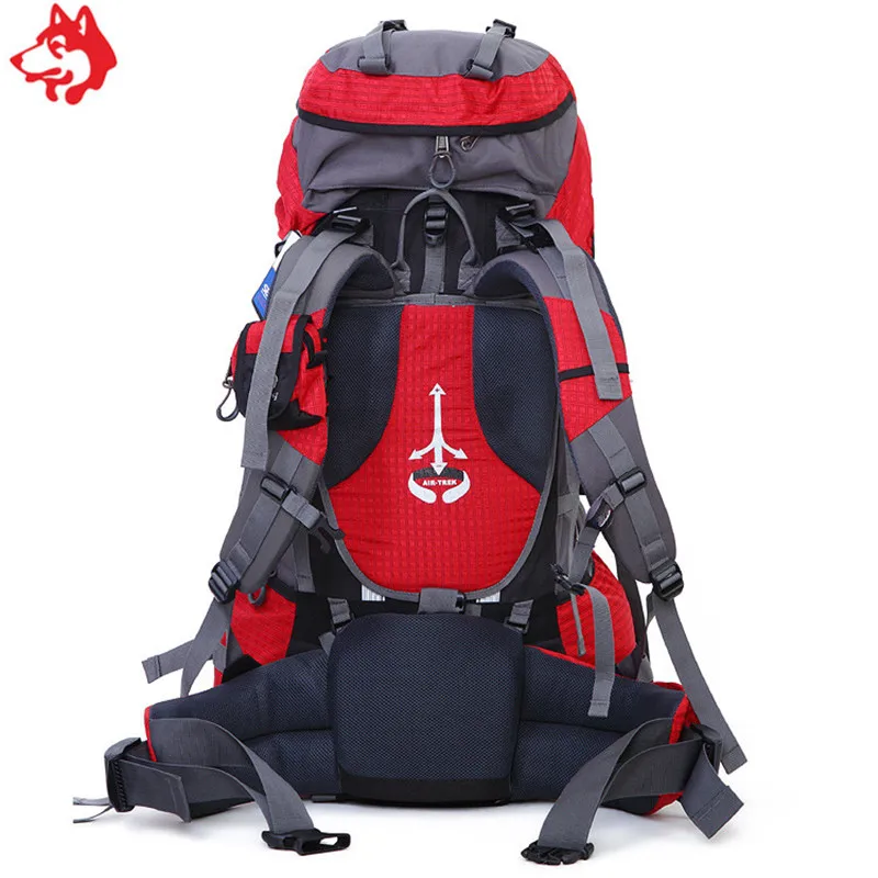 Спортивная сумка для активного отдыха 75 л красный/синий/желтый л|sport bag|high qualitybackpack