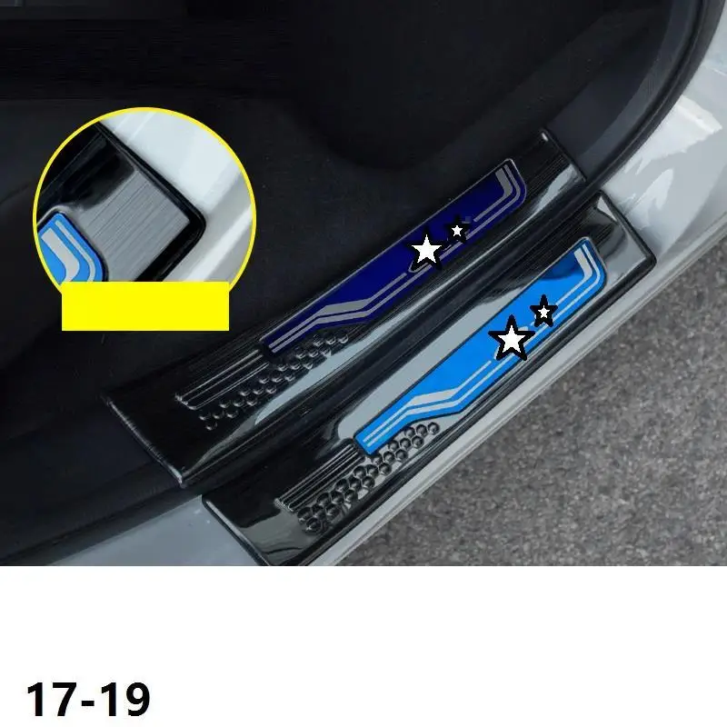 Ножная педаль дверная ручка автомобильный модифицированный хром Стайлинг
