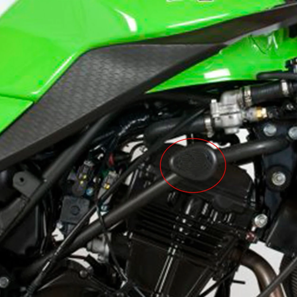 Мотоцикл с ЧПУ алюминиевая рама слайдер Краш Pad защита от падения для Kawasaki Ninja 250 300