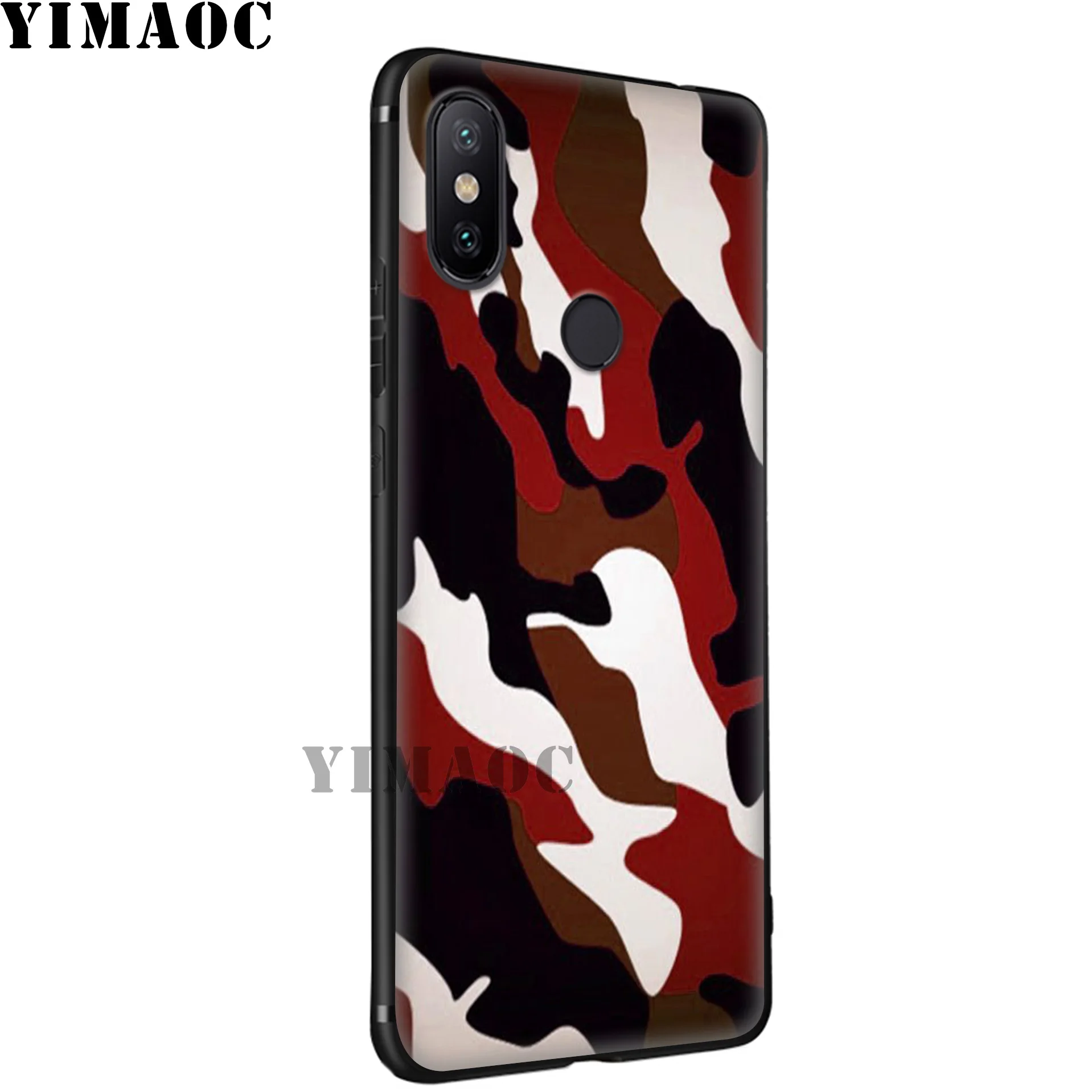 YIMAOC Army Green Camouflage Soft Case for Xiaomi Mi 9T 9 8 Se 6 MAX 3 A1 A2 Lite MiA1 MiA2 CC9E CC9 6X 5X POCOPHONE F1 |