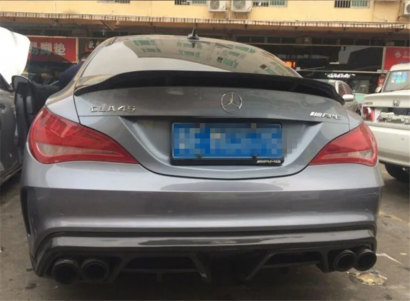Спойлер из углеродного волокна для Mercedes Benz CLA Class W205 2014 2019 высококачественные