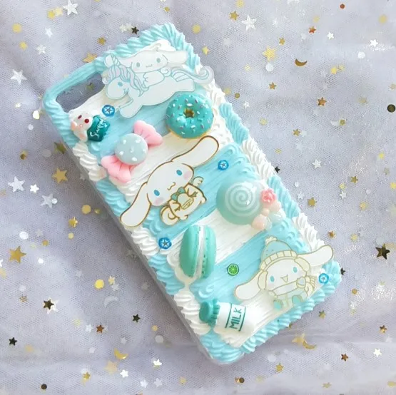 Чехол для iphone X/XS Max чехол телефона 3D Cinnamoroll 8 7 6 6s plus XR ручная работа кремовый