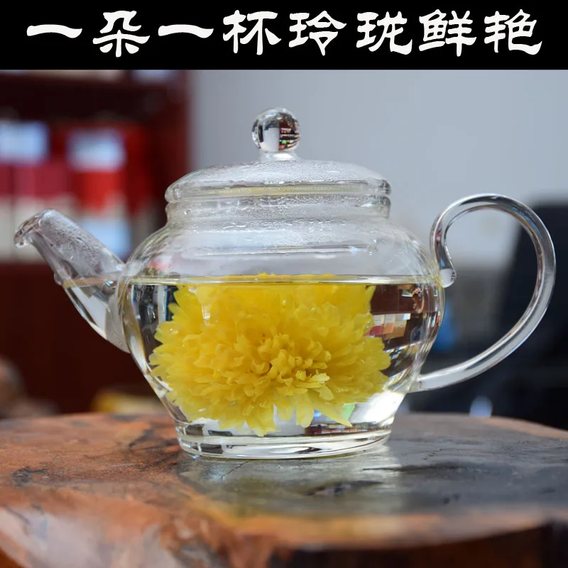 Особенно красивый чай с хризантемами linglongxiang одна Хризантема может сделать чашку