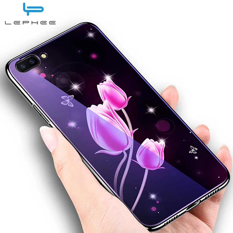 Для huawei Honor 10 чехол роскошный зеркальный Чехол для мобильного телефона 3D Рельефный цветочный узор 9H закаленное стекло противоударный чехол для телефона для huawei Honor 10