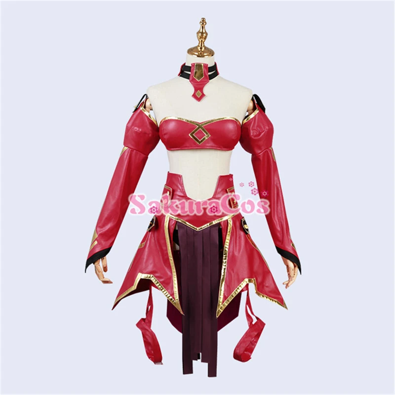 Аниме Fate/apocrypha Mordred боевой костюм косплей женский Cos Сексуальная Красная Униформа