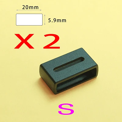 Black S-Size 3 размера, ремешок для часов из полимера ТПУ, ремешок с пряжкой, держатель для часов, кольцо-фиксатор для casio - Цвет ремешка: Black S-Size