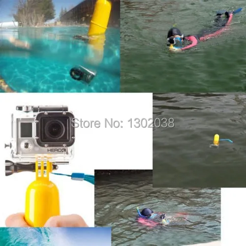 2 шт. хит продаж плавающий монопод для GoPro Hero 4/3 +/Hero3/Hero2/1/SJ4000/SJ5000|monopod tripod|monopod
