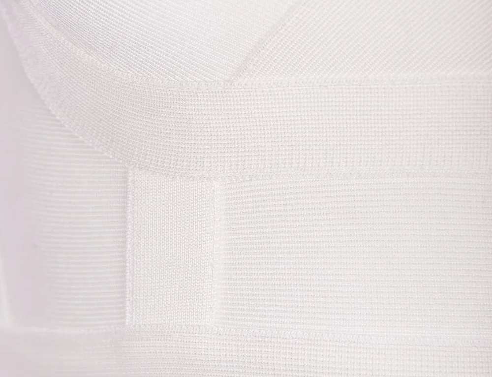 Летнее модное сексуальное Белое Бандажное платье с открытой спиной 2017