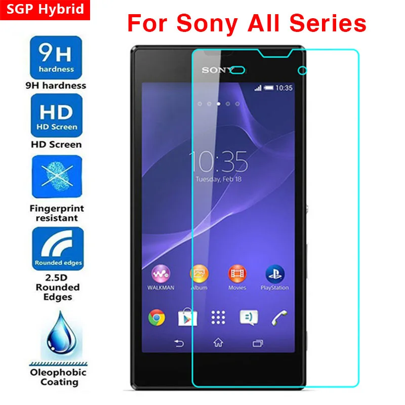 Стекло для Sony Xperia Z1 Z2 Z3 Z5 X Compact E4 E4g E5 M4 Aqua M5 Закаленное стекло Защитная пленка 9H